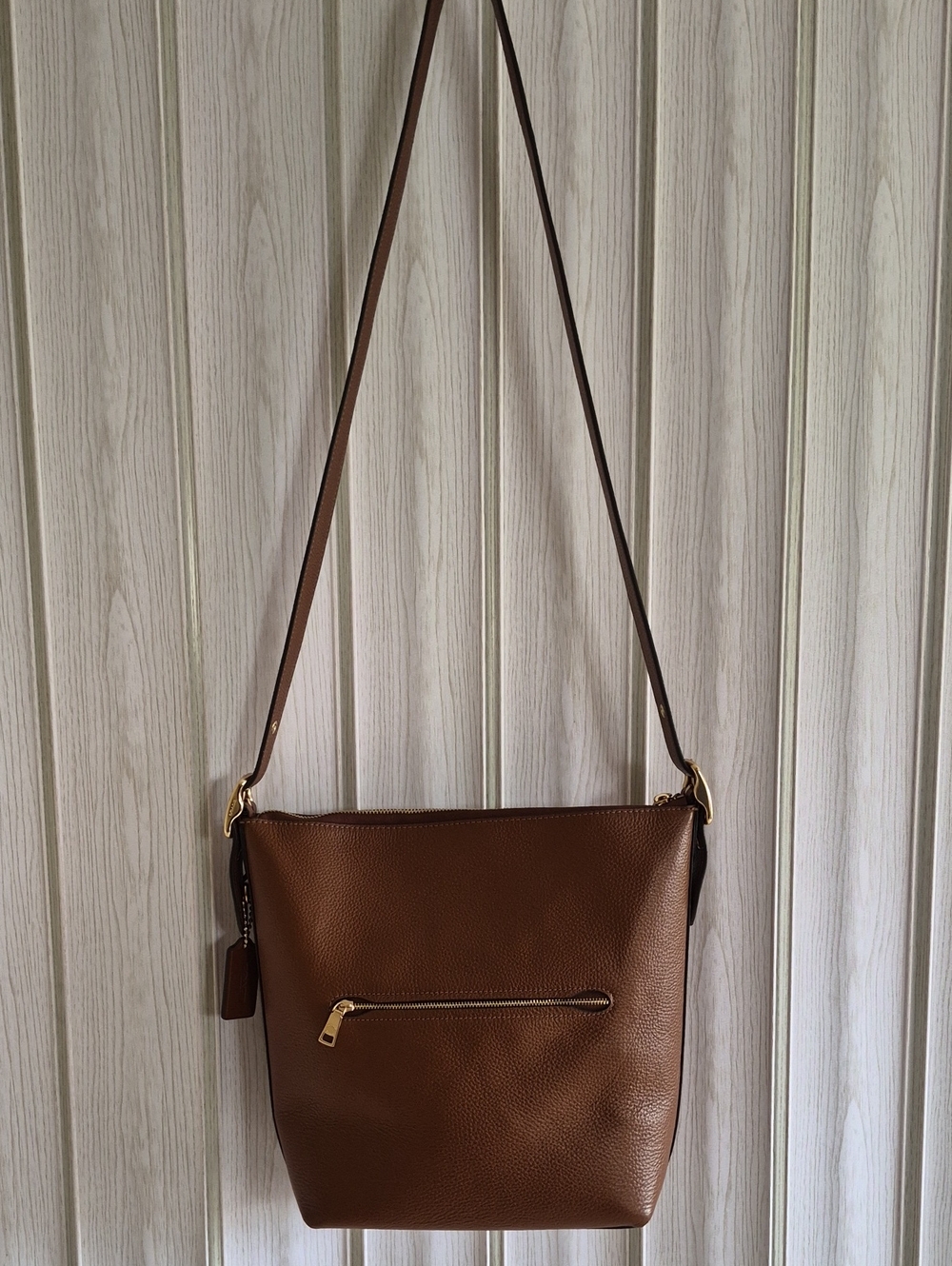 Coach Brown Val Duffle Crossbody - Picture 2 of 4
